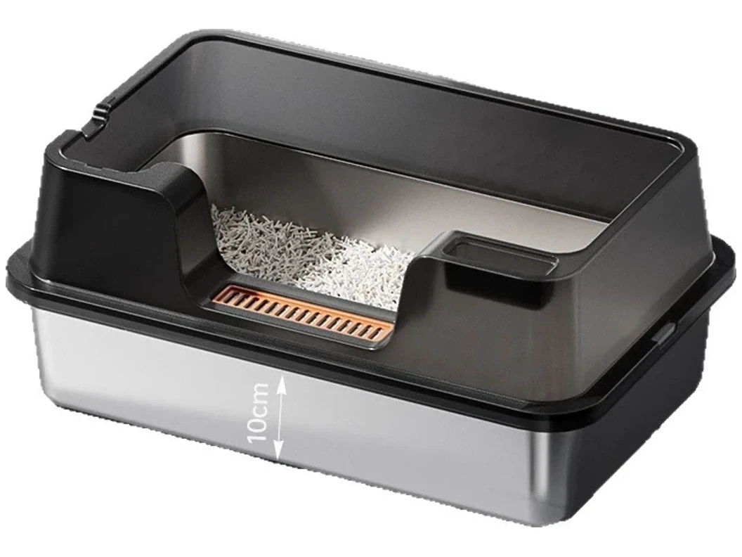 Stainless Steel Cat Litter Tray image 1