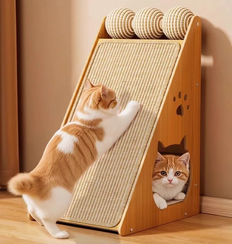 Triangular Sisal Cat Scratcher - Model MZBXL002