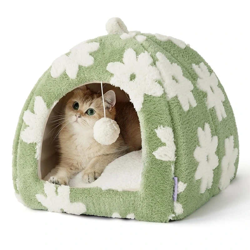 Enclosed Pumpkin Pet Bed