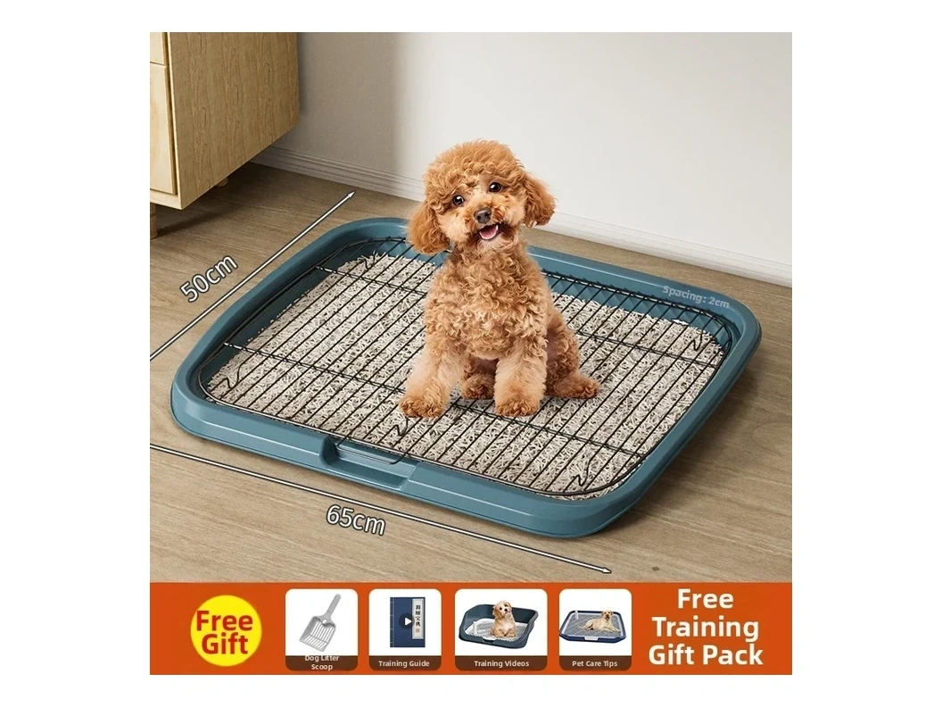 Universal Dog Potty Tray with Training Post