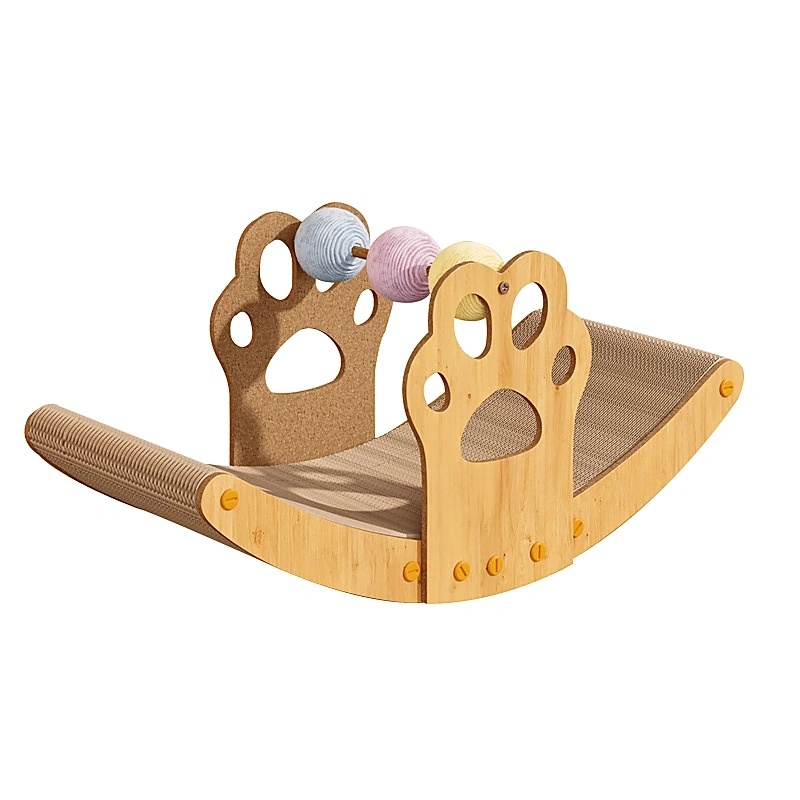 Boat-Shaped Rocking Cat Scratcher - Model MZBJH013