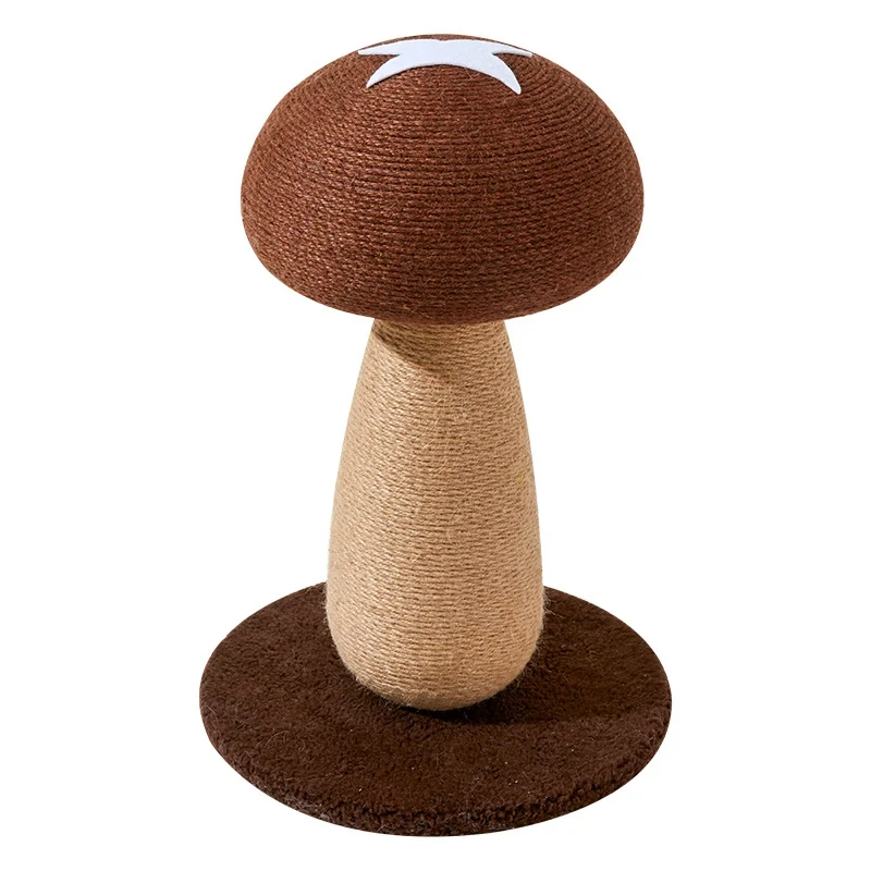 Brown Mushroom Cat Scratching Post - Model MPJJH002 image 1