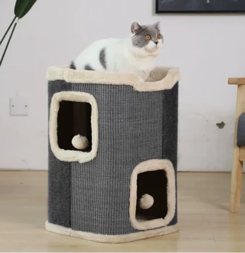 Foldable Cat Tower House - Model MPJJH009 image 1