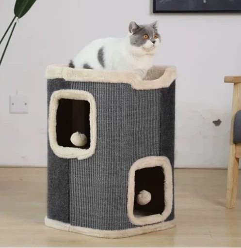 Foldable Cat Tower House - Model MPJJH009