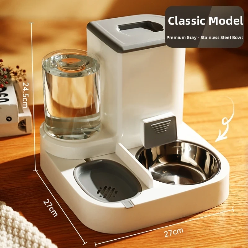 Automatic Food and Water Feeder Set - Model WSQ001