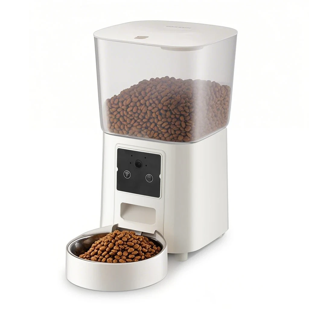 Smart Automatic Pet Feeder with Camera - Model WSQ004 image 1