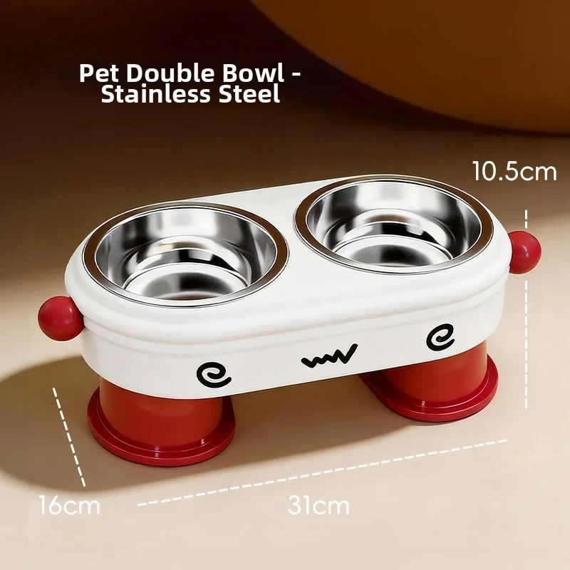 Anti-Tip Stainless Steel Double Bowl - Model WSQ007 image 1