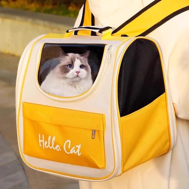Ventilated Cat Carrier Bag - Model JHCB001