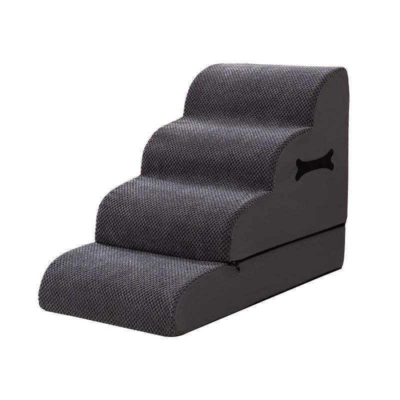 Curved Foam Pet Stairs - Model LTXMM002